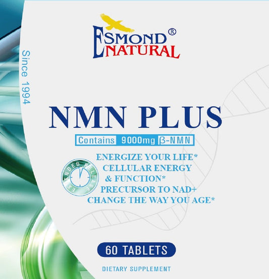 NMN Plus (Changes The Way You Age, 300mg NMN+30mg Trans Resveratrol, Total 9000mg Beta-NMN), USA, FDA, GMP, NPAC-330mg, 60 Tablets