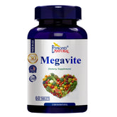 Megavite (Daily Wellness Formula with Vitamins, Minerals, Herbal Blend & Antioxidants), USA, FDA, GMP, NPAC-60 Tablets