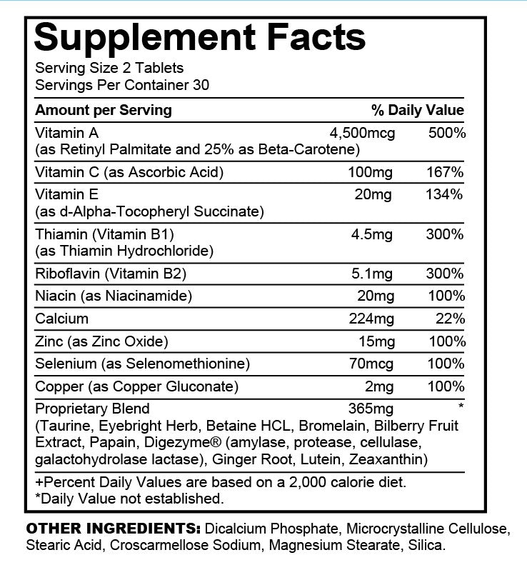 Lutein Complex (Supports Eye Health), USA, FDA, GMP, NPAC-60 Tablets