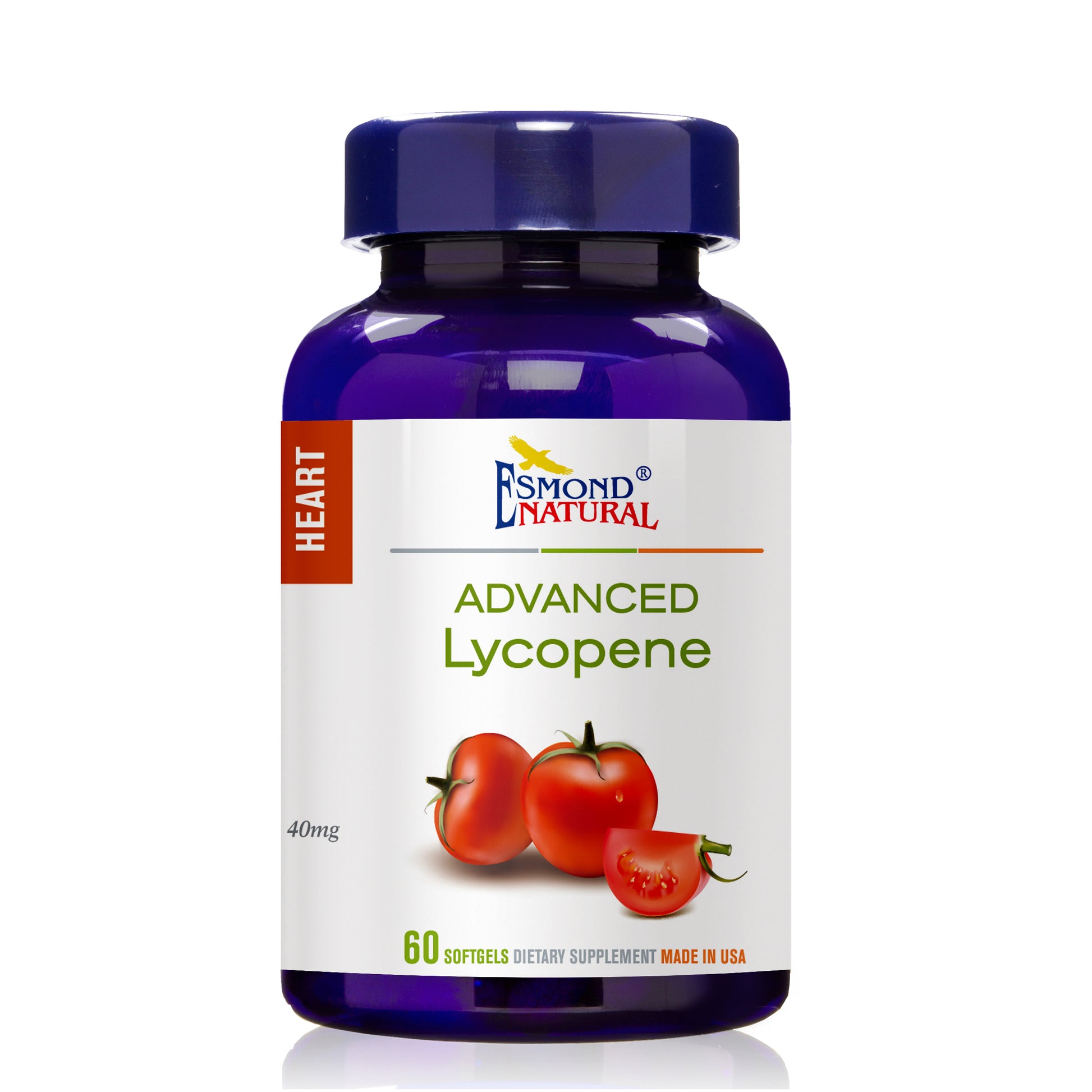 Advanced Lycopene (Supports Prostate and Heart Health), USA, FDA, GMP, NPAC-40mg, 60 Softgels