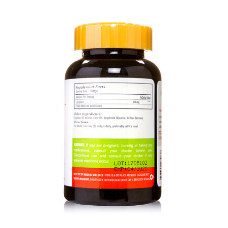 Advanced Lycopene (Supports Prostate and Heart Health), USA, FDA, GMP, NPAC-40mg, 60 Softgels