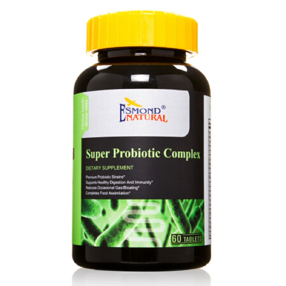 Super Probiotic Complex (Reduces Occasional Gas/Bloating), USA, FDA, GMP, NPAC-60 Tablets