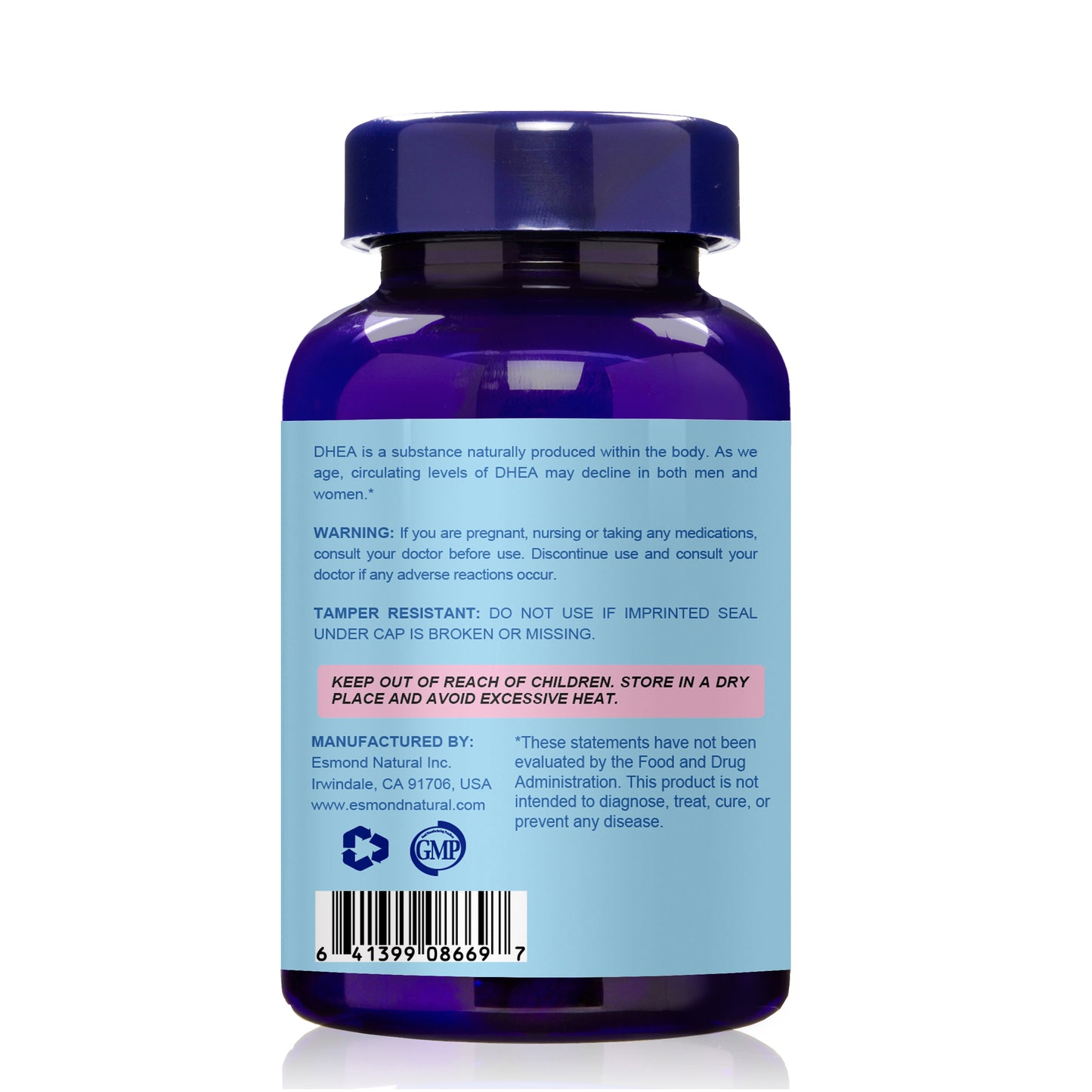 DHEA Complex Pro (Sugar Metabolism, Libido, Energy, Brain, Immune System, Balance Hormone Levels), USA, FDA, GMP, NPAC-75mg, 60 Capsules