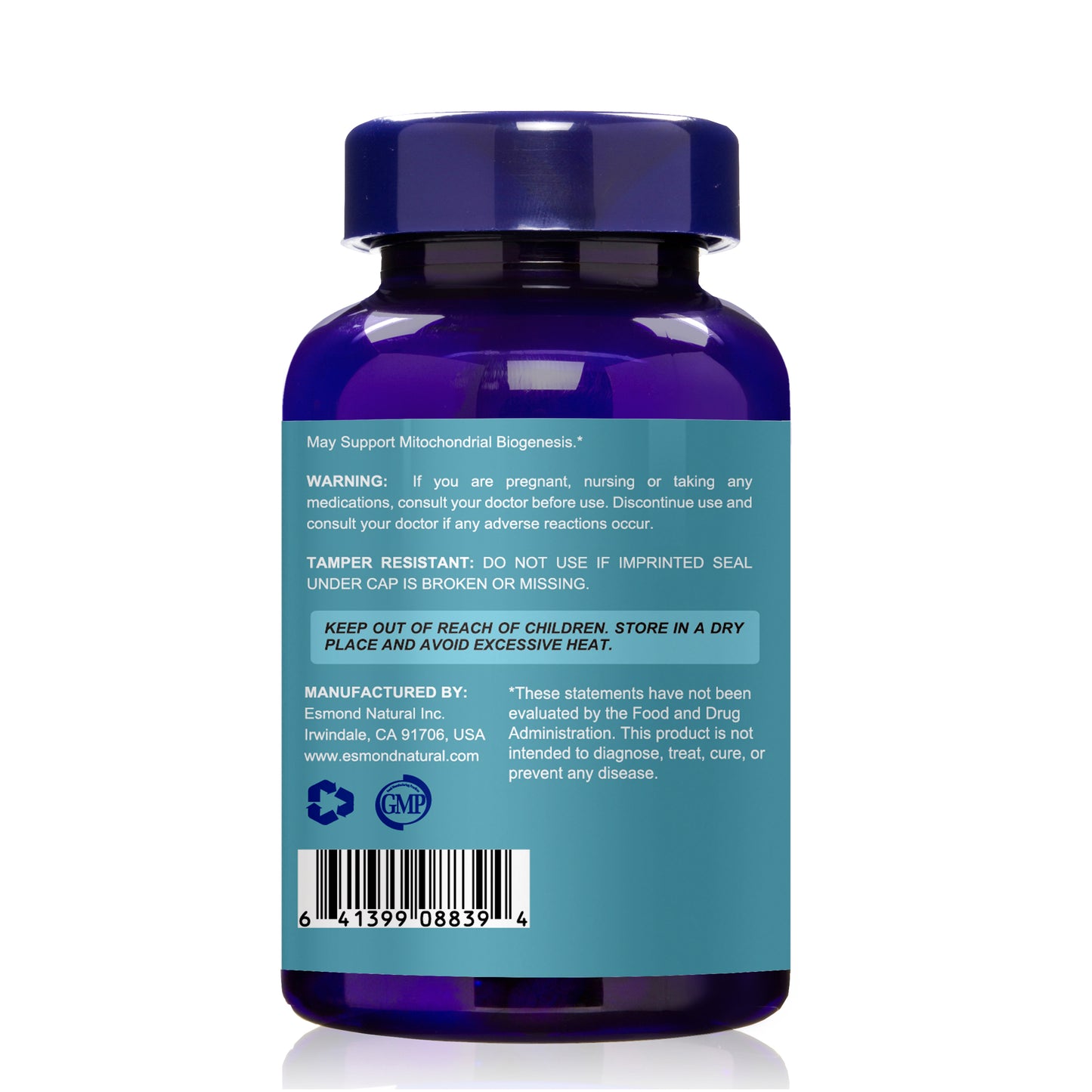 PQQ Energy (Free Radical Scavenger. Supports Mitochondrial Biogenesis Function), USA, FDA, GMP, NPAC-30 Capsules