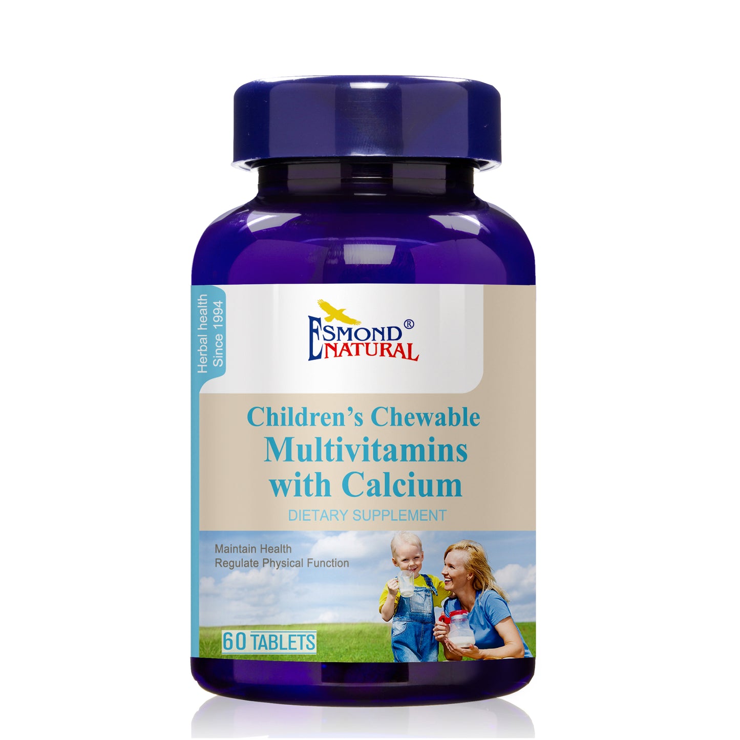 Children's Chewable Multivitamins with Calcium (Maintain Health Functions), USA, FDA, GMP, NPAC-60 Tablets