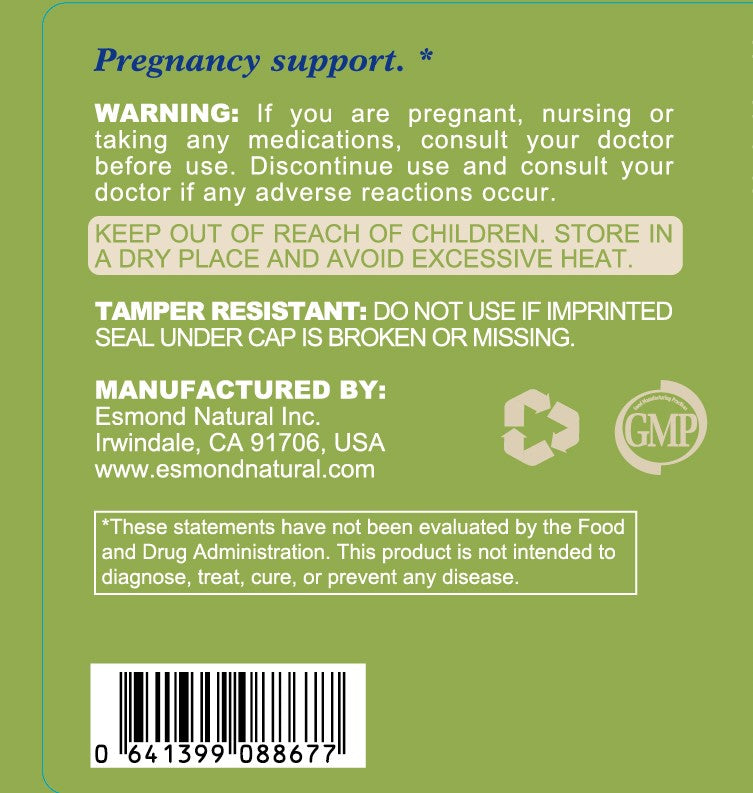 Folic Acid 400mcg (Pregnancy Support, Maintain Health Functions), USA, FDA, GMP, NPAC-400mcg, 60 Tablets