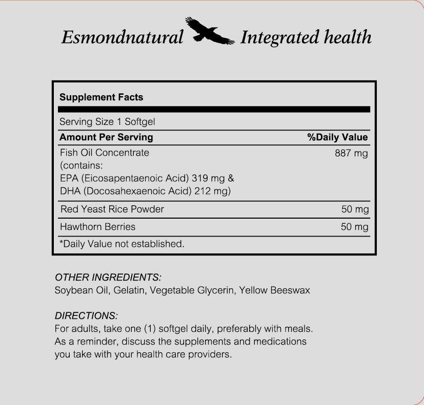 Fish Oil Complex Softgels (Supports heart health), USA, FDA, GMP, NPAC-887mg, 60 Softgels