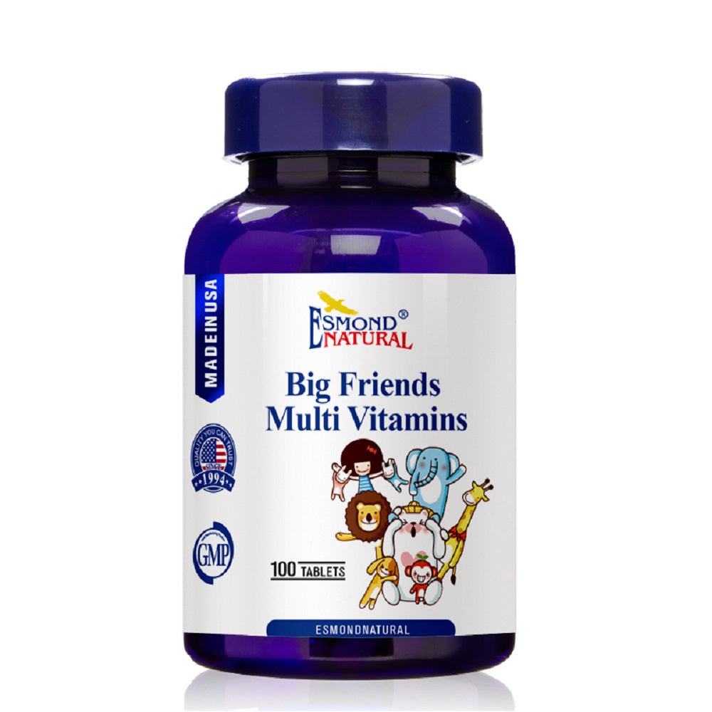 Big Friends Multi Vitamins, USA, FDA, GMP, NPAC-100 Tablets