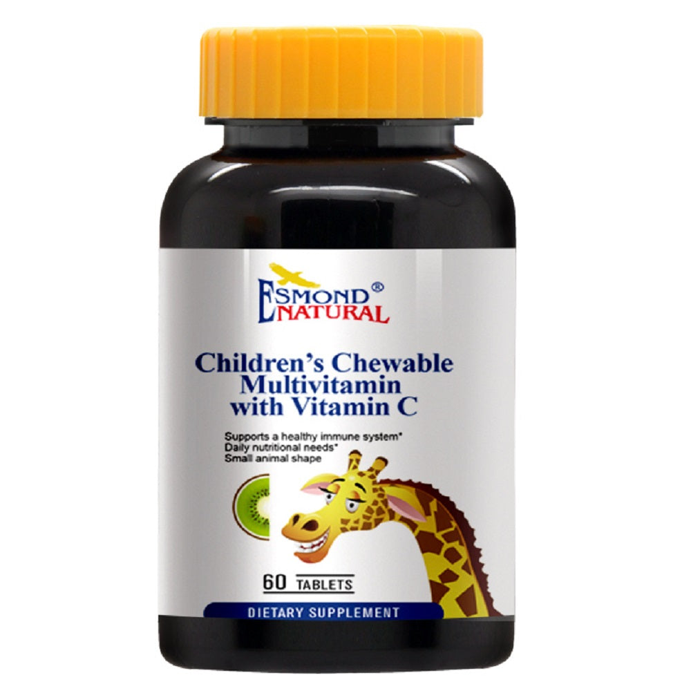 Children's Chewable Multivitamins with Vitamin C (Former Kiwi Fruit Complex), USA, FDA, GMP, NPAC-60 Tablets