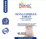 Senna Complex Tablet - Lemon & Green Tea (Bowel Health, Cleansing & Regularity), USA, FDA, GMP, NPAC-709.25mg, 60 Tablets