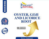 Oyster, Goji & Licorice Root Complex, USA, FDA, GMP, NPAC-60 Capsules