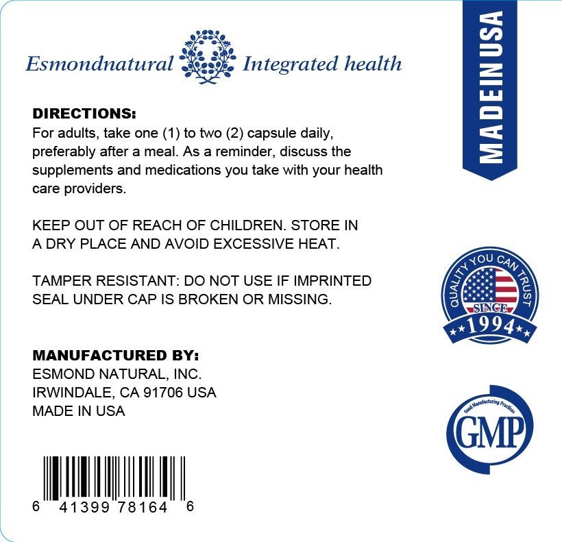 Oyster, Goji & Licorice Root Complex, USA, FDA, GMP, NPAC-60 Capsules