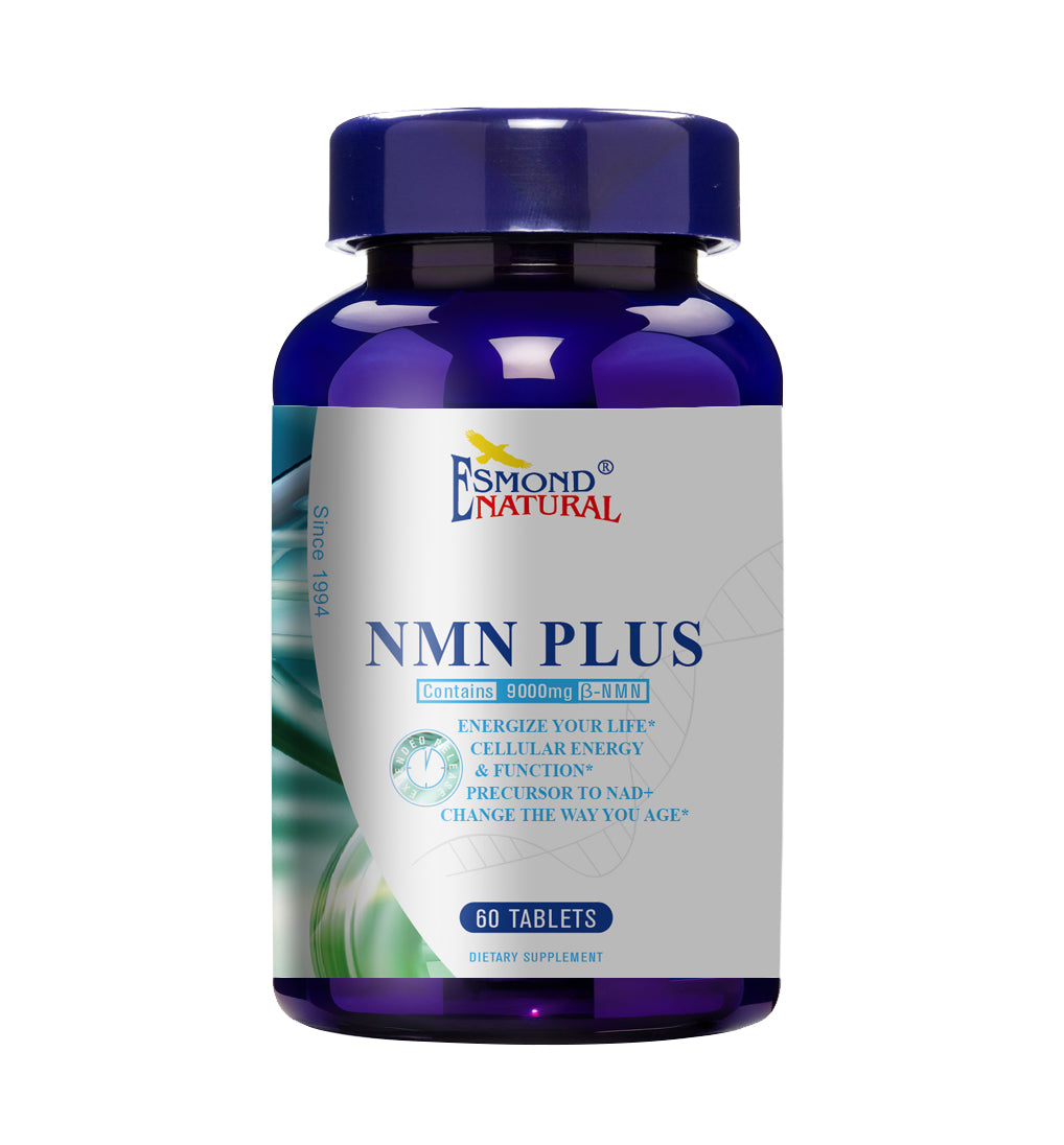 NMN Plus (Changes The Way You Age, 300mg NMN+30mg Trans Resveratrol, Total 9000mg Beta-NMN), USA, FDA, GMP, NPAC-330mg, 60 Tablets
