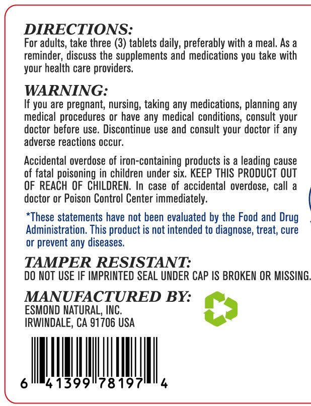 Hair, Skin & Nails (Promotes firm skin, Strengthens hair and nails), USA, FDA, GMP, NPAC-60 Tablets