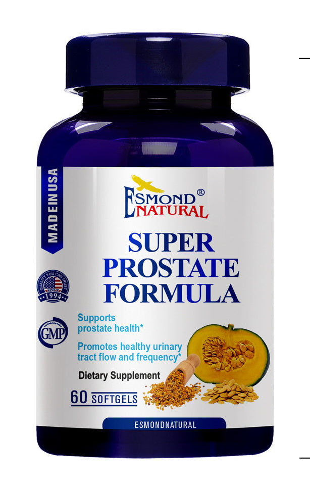 Super Prostate Formula (Former Super Saw Prostate. Supports prostate health, urinary tract flow and frequency), USA, FDA, GMP, NPAC-60 Softgels