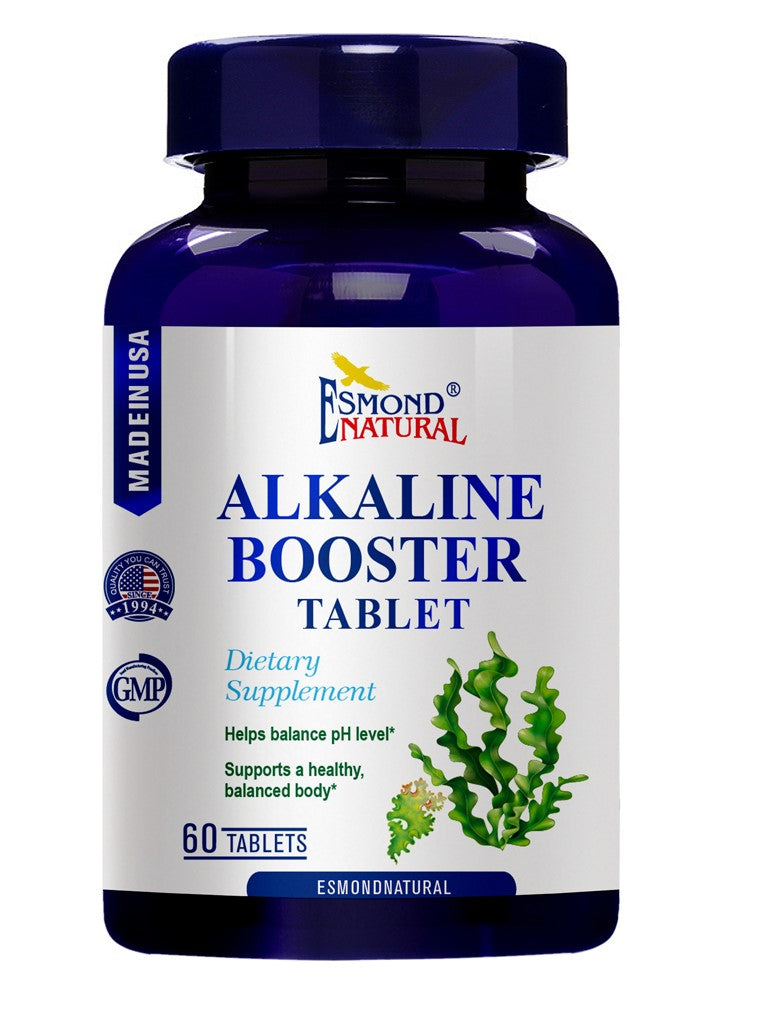 Alkaline Booster Tablet (Helps balance pH level. Supports a healthy, balanced body), USA, FDA, GMP, NPAC-60 Tablets