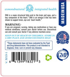 DHA Algal Oil (Made with Onavita Oil. 40% Docosahexaenoic Acid. Supports brain, eye and nervous system), USA, FDA, GMP, NPAC-500mg, 60 Softgels