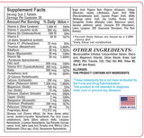 Men's Vitality Complex (Advanced Multivitamin and mineral supplement for men. Supports energy and vitality), USA, FDA, GMP, NPAC-60 Tablets