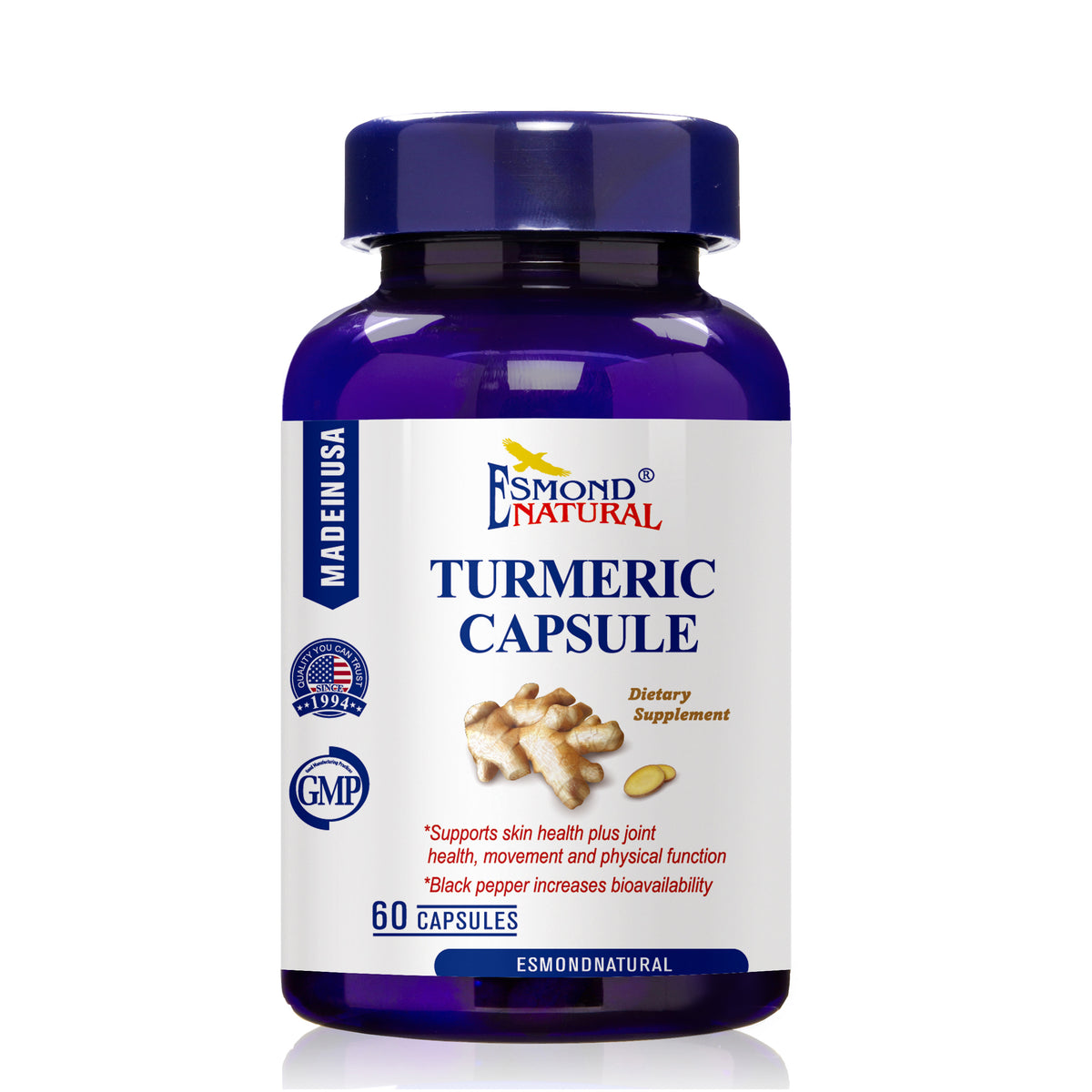 Tumeric Capsul Turmeric Capsule (Supports Skin, Joints, Physical Functions. Black pep ...