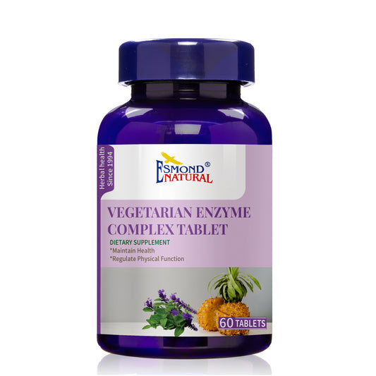 Vegetarian Enzyme Complex (Supports Digestive, Nutrient Absorption and Gut Health), USA, FDA, GMP, NPAC-835.5mg, 60 Tablets