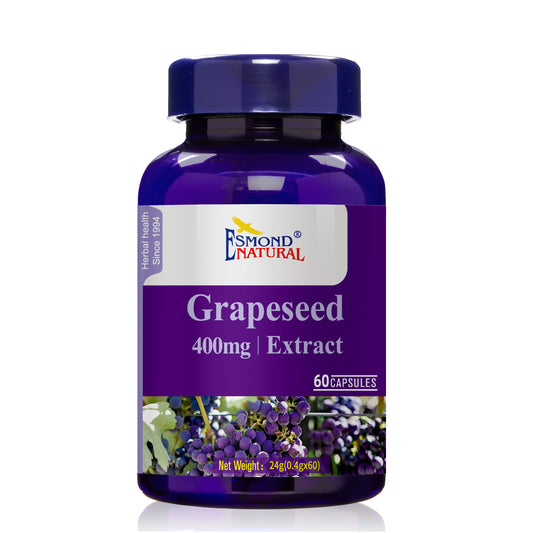 Grapeseed Extract (Helps Maintain Antioxidant Health), USA, FDA, GMP, NPAC-400mg, 60 Capsules