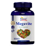 Megavite (Daily Wellness Formula with Vitamins, Minerals, Herbal Blend & Antioxidants), USA, FDA, GMP, NPAC-60 Tablets